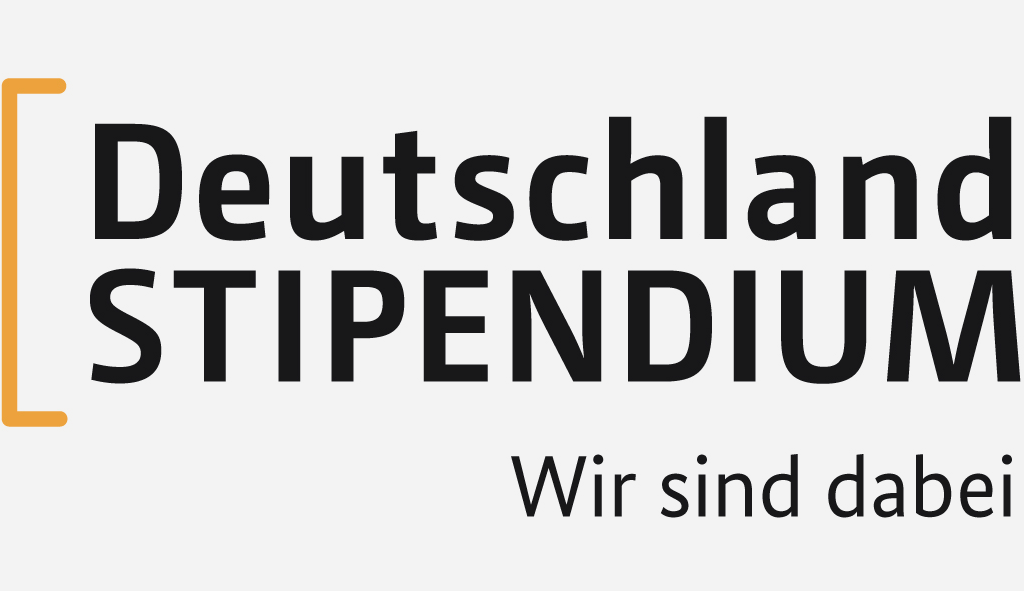 Logo Deutschland Stipendium - Wir sind dabei